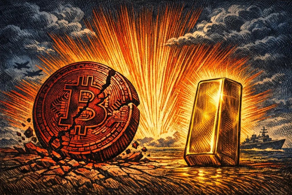 美國伊朗醞釀開戰！BTC一度跌破6.5萬鎂、黃金白銀再衝高