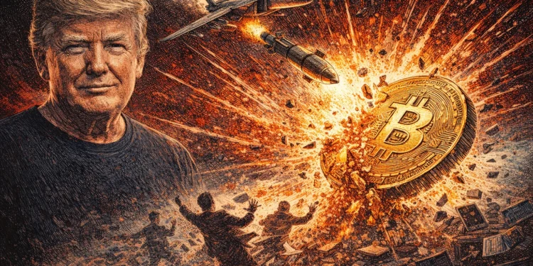 美國以色列發動「猶大之盾行動」轟炸伊朗！BTC遭拋售18億鎂，逾15萬交易者爆倉