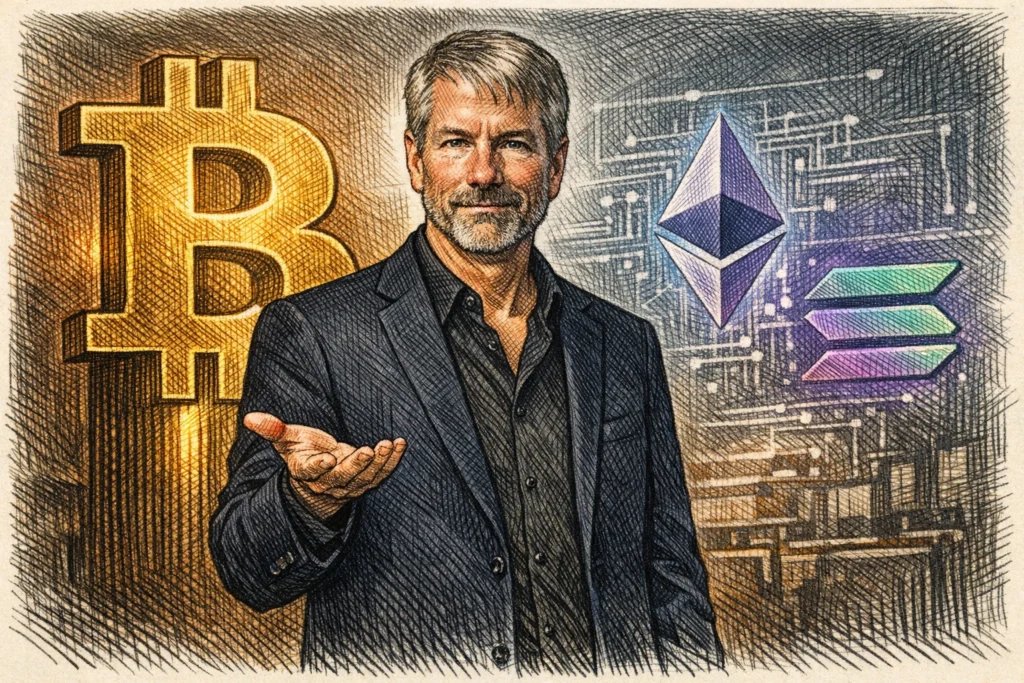 觀測》Michael Saylor人設轉型「捧出以太坊和Solana」，比特幣極端主義已進化