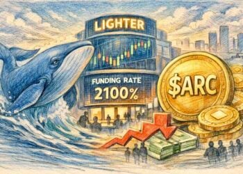 Lighter 平台 $ARC 資金費率狂飆至 2100% 年化！巨鯨 2400 萬美元重倉做多引爆空頭盛宴