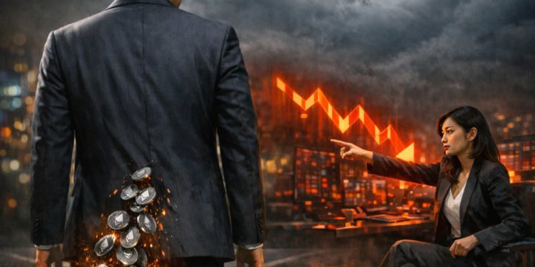 夫妻對沖！易理華Trend Research幾乎全拋售64萬枚ETH，老婆楼霁月卻押注美股熔斷