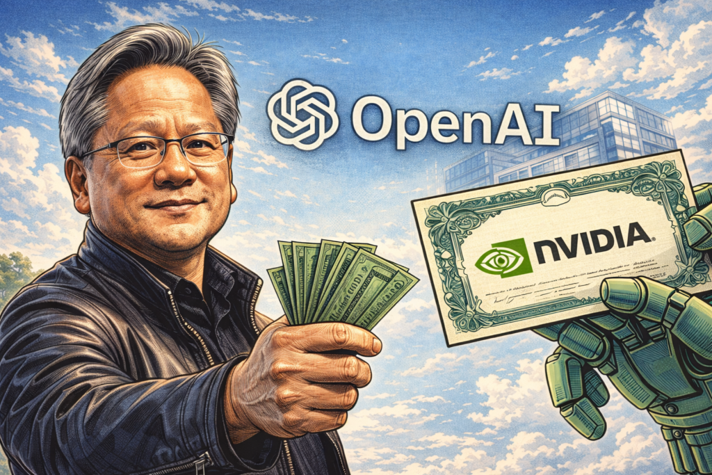 金融時報：輝達將砸300億美元入股OpenAI，取代去年千億美元合作案