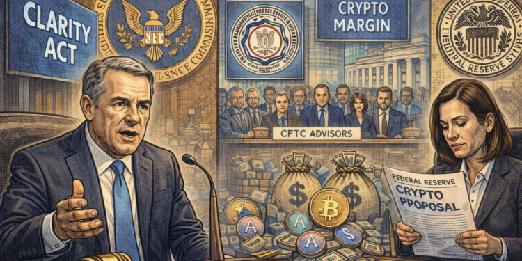 SEC 要立法、CFTC 組顧問團、聯準會寫公式，美國 48 小時內三路推進加密監管