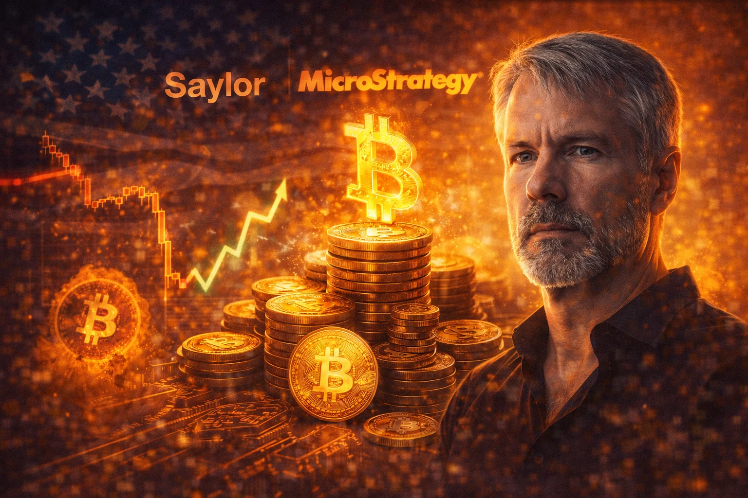 Strategy 再買！暴跌中貼出橘色加倉，Michael Saylor 不畏懼跌破成本價