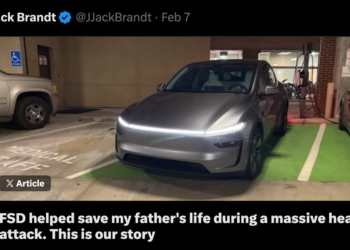 特斯拉 FSD 在我父親心臟病時救了他一命，自動駕駛到醫院急救