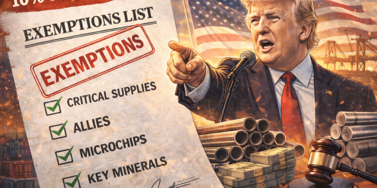 川普 10% 全球關稅哪些產品豁免？iPhone、石油、牛肉、藥品都不用繳