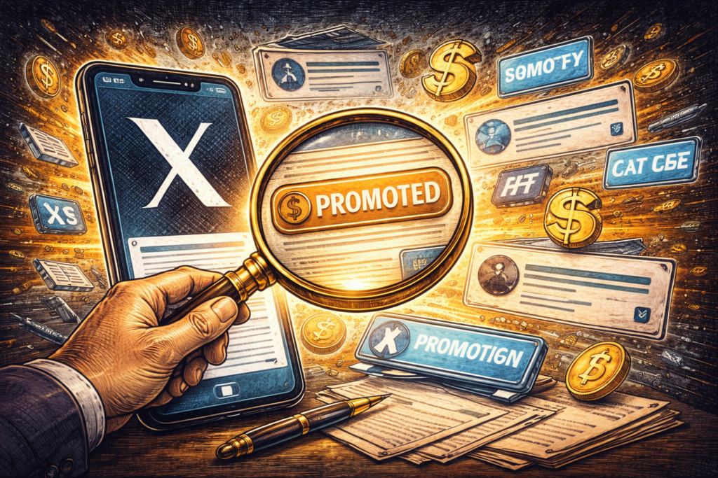 X 將要求標示付費廣告文:違者封鎖推特帳號!