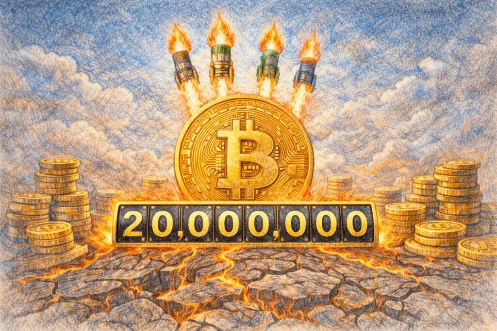 第 2,000 萬枚比特幣已挖出！最後一枚要等到 2140 年，BTC 正式進入「極度稀缺」新紀元
