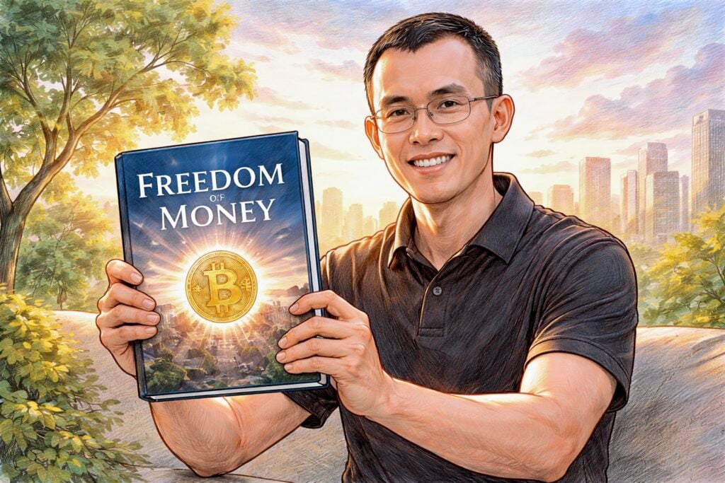 趙長鵬 CZ 新書定稿！中文名《幣安人生》、英文名「Freedom of Money」，同名 Meme 幣短線暴漲