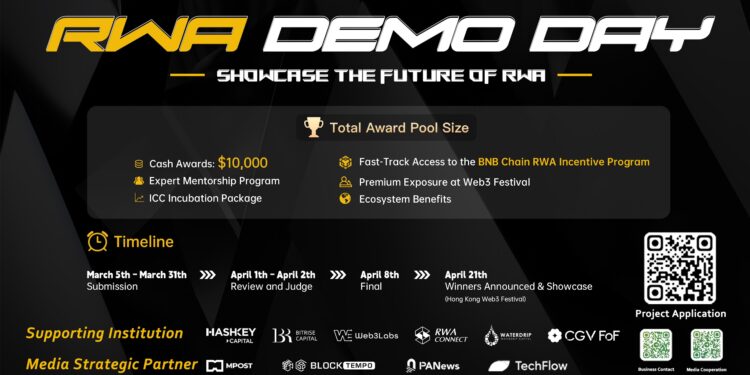 「RWA Demo Day」路演競賽全球專案招募正式啟動