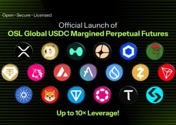 OSL 全球站推出 USDC 永續合約 支援 19 個幣種及最高 10 倍槓桿