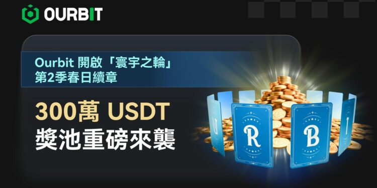 0327Ourbit | 動區動趨-最具影響力的區塊鏈新聞媒體 Ourbit 開啟「寰宇之輪」第 2 季 春日續章|300 萬 USDT 獎池重磅來襲