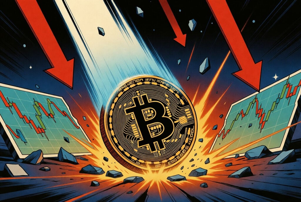 比特幣狂瀉跌破 6.6 萬、以太坊失守 $1980！全網 24 小時爆倉逾 5 億美元