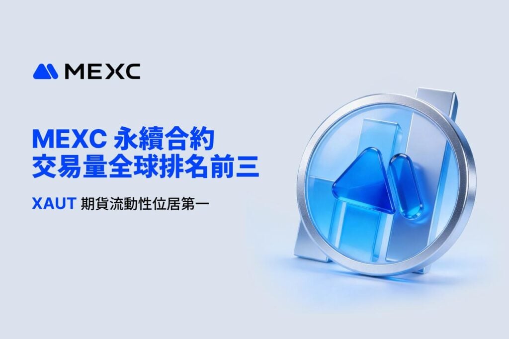 MEXC 永續合約交易量全球前三,XAUT 期貨流動性位居第一