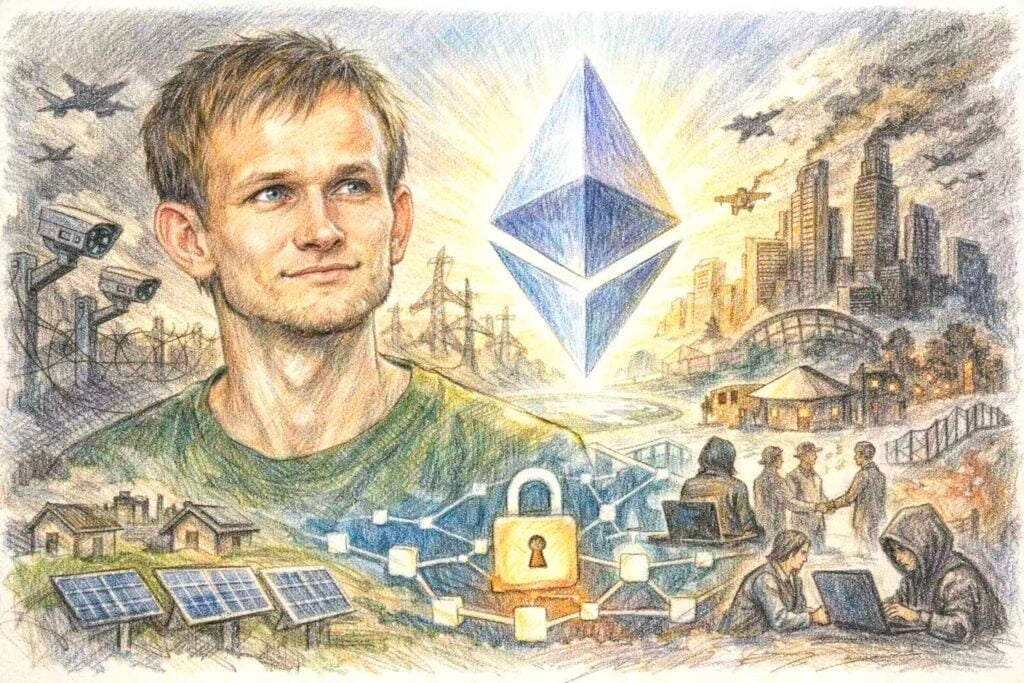 V神罕見自我批判：以太坊不應試圖稱霸世界，真正使命是打造「數位庇護所」