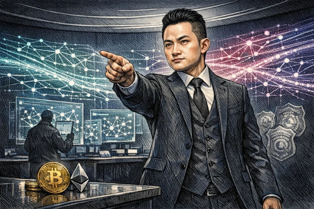 孫宇晨推出「AI偵探系統」與多國司法合作，撥出1億美元獎勵白帽貢獻者