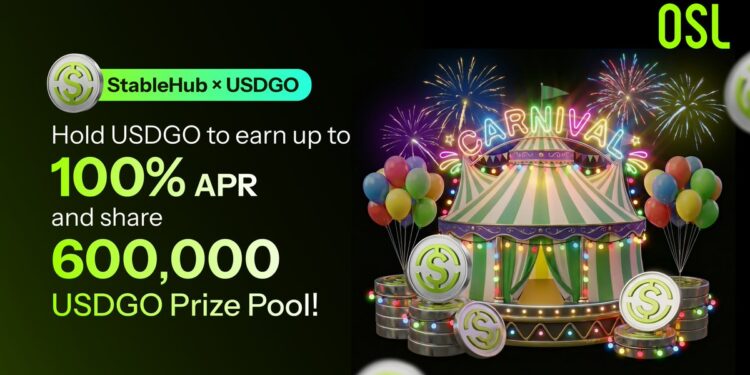 OSL StableHub 推出 USDGO 限時 100% 年化激勵