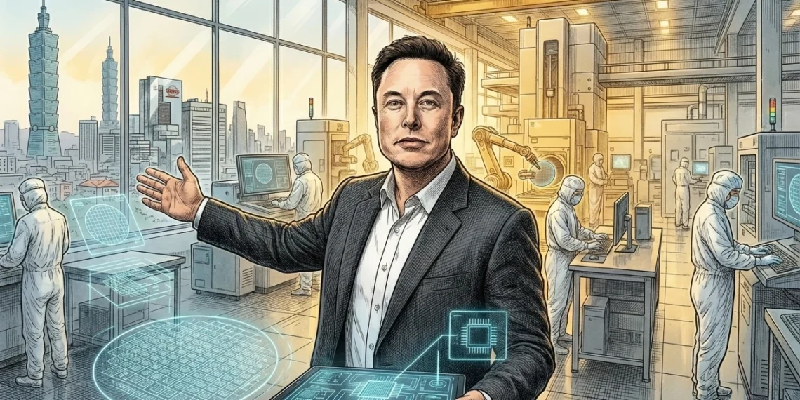 馬斯克要自建全球最大晶片廠！TeraFab 目標年產 2000 億顆晶片超越台積電