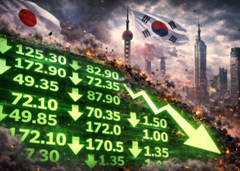 全崩！台股狂瀉1300點、韓股重挫8％連兩日熔斷、日經崩逾2100點，原油創一年新高