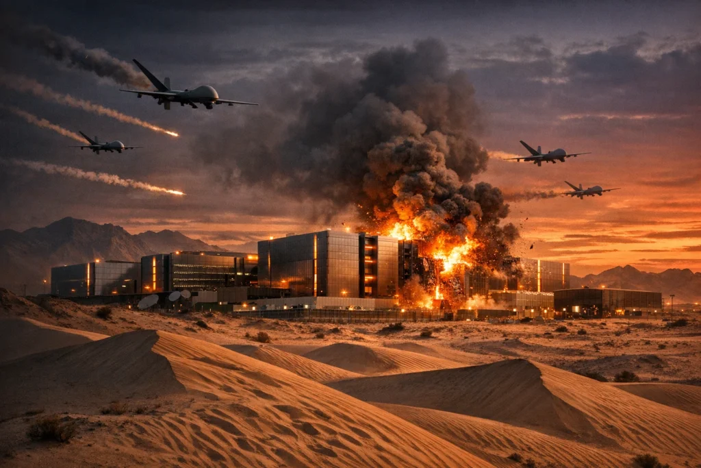 科技史上首次!伊朗無人機轟炸 AWS 數據中心,當雲端基建發現生存新風險