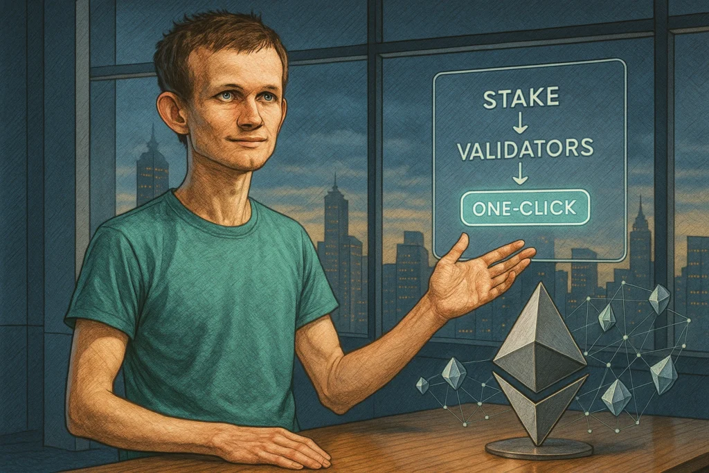 Vitalik：以太坊基金會用「DVT-lite」質押 7.2 萬顆 ETH，目標讓機構一鍵質押