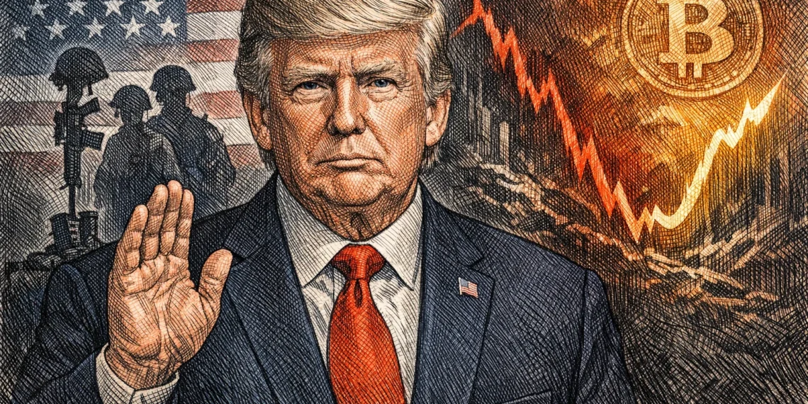 美伊戰爭首現 3 名美軍陣亡！川普坦言「傷亡會再現」，BTC 震盪66600美元