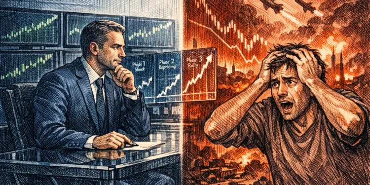 每場戰爭機構都用同一招操作！投行人分析「資金規律三階段」：別在恐慌中接盤