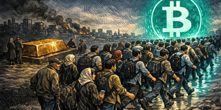 伊朗戰爭凸顯「比特幣比黃金更好用？」當地交易所提出暴增700%，用加密貨幣逃難