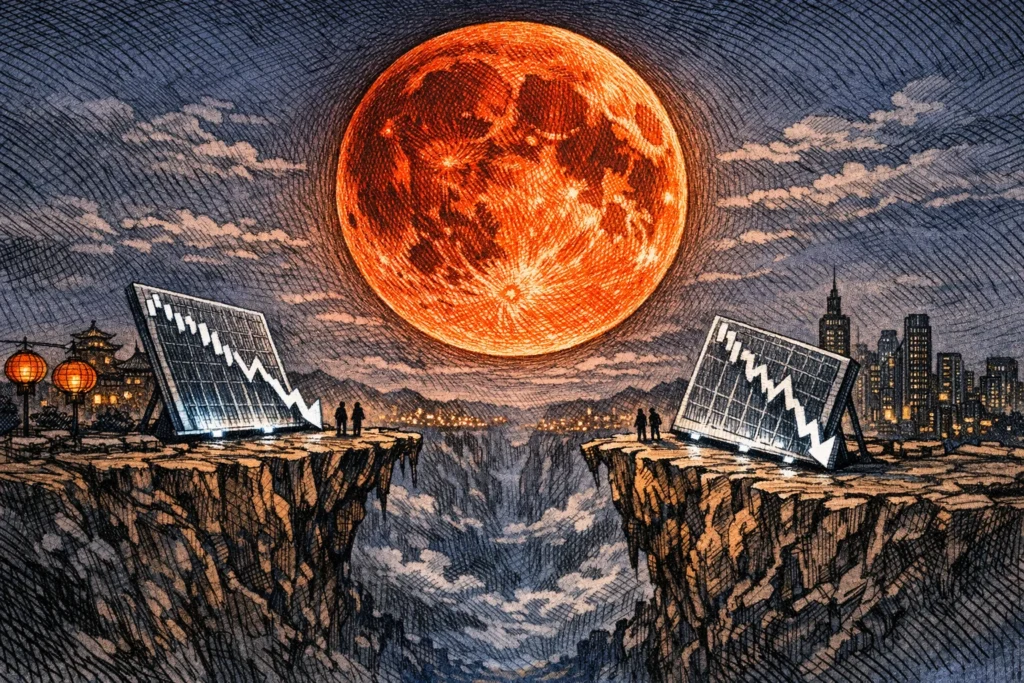 元宵節撞上血月「46 年一遇」!台股、美股偏偏都站在懸崖邊,巧合還是天意?