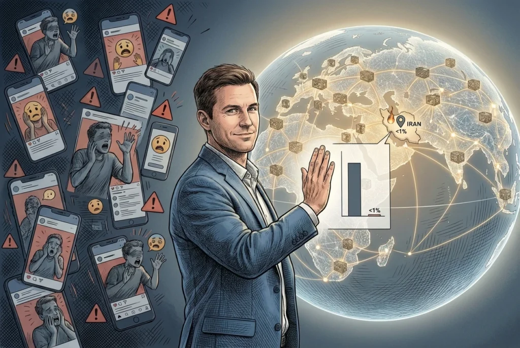 社群瘋傳「伊朗戰火將癱瘓比特幣算力」，分析師打臉：佔比不到1%根本無感