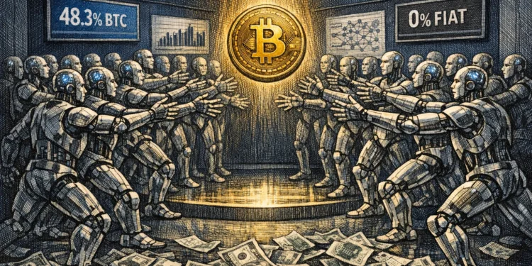 AI 代理測試「比特幣、美元」二選一，36種模型壓倒性選擇BTC：比法幣穩定可靠