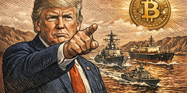 原油價格飆 9% 後川普出手！海軍護航荷姆茲海峽 + DFC 戰爭險，BTC 逆勢站上 7.1 萬鎂