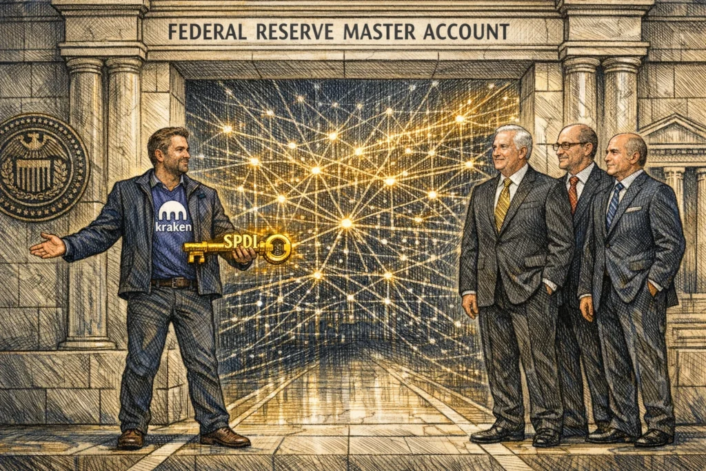 Kraken 創歷史！首家獲得聯準會「主帳戶」支付接入的加密公司，與傳統銀行同排