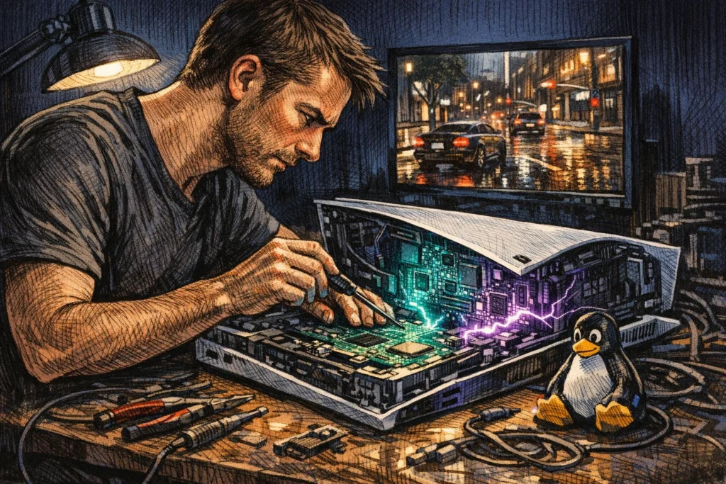 PS5 改造成 Steam 主機！工程師灌入 Linux 跑 GTA 5 光追，1440p 穩定 60fps 比原生運行穩