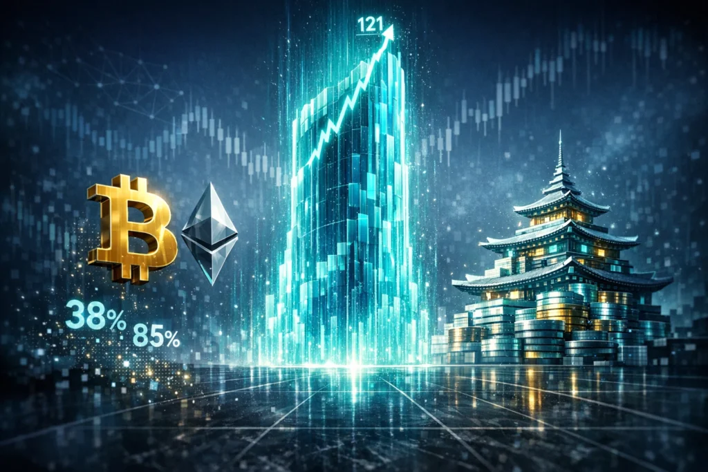 Circle股票CRCL觸及121鎂！Hyperliquid最大多頭433萬倉位浮盈38%