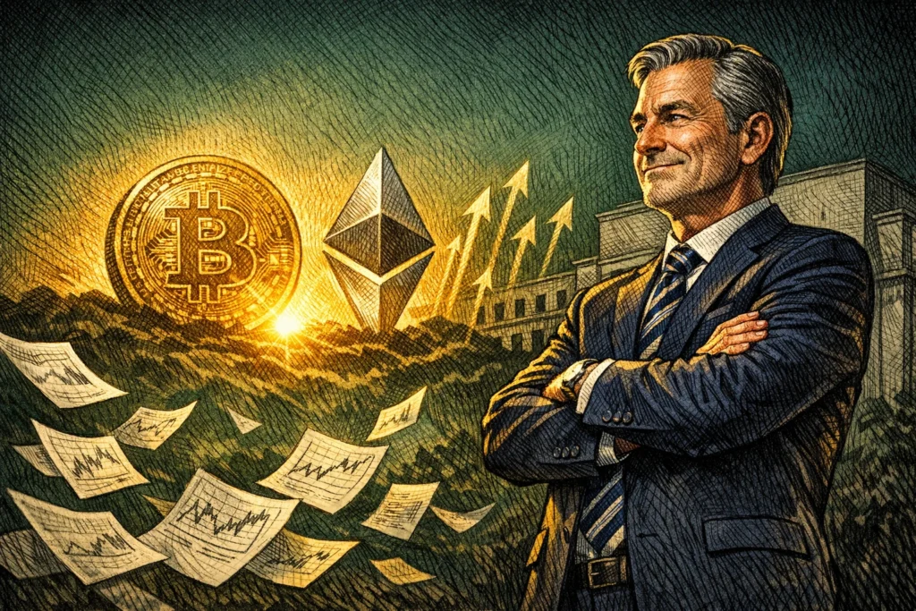 比特幣衝上75,500美元、以太坊叩關2400,摩根士丹利:油價飆升不動搖6月、9月降息預測