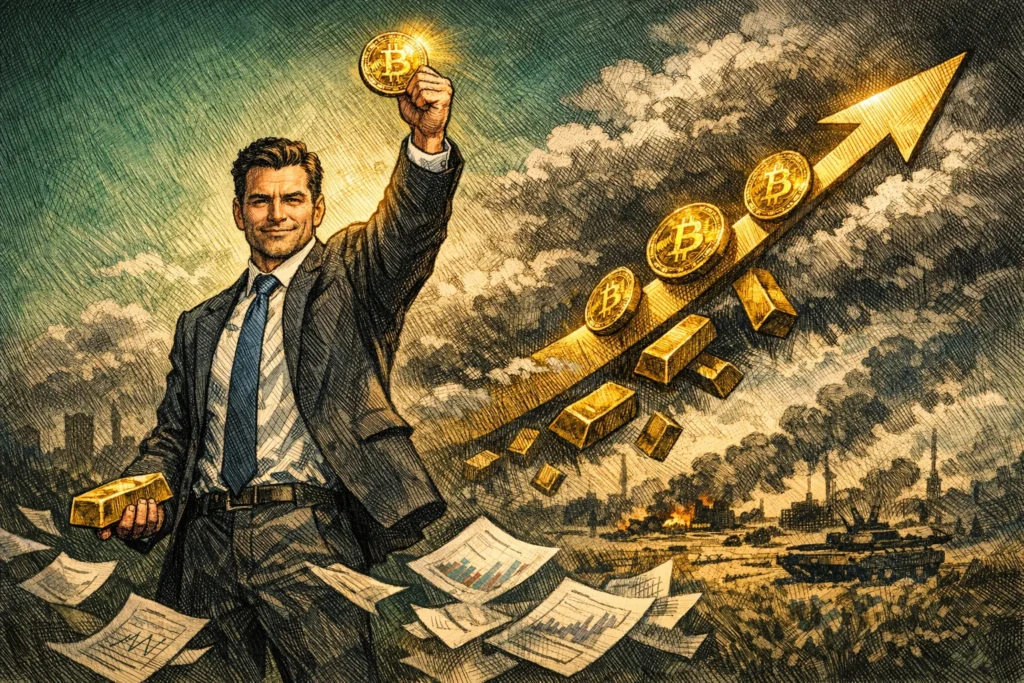 比特幣攻上 7.6 萬美元、美伊戰火中超越黃金、石油的敘事邏輯是什麼？