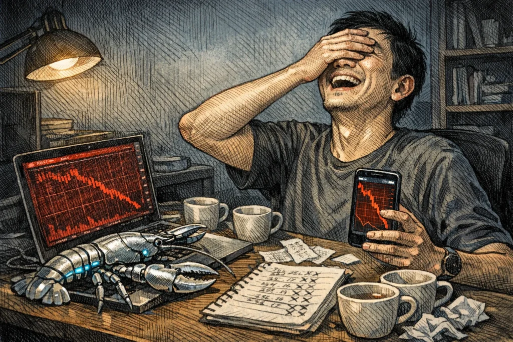 小龍蝦炒股票一天虧3萬！網友神回覆：你自己操也會虧、省了你很多時間