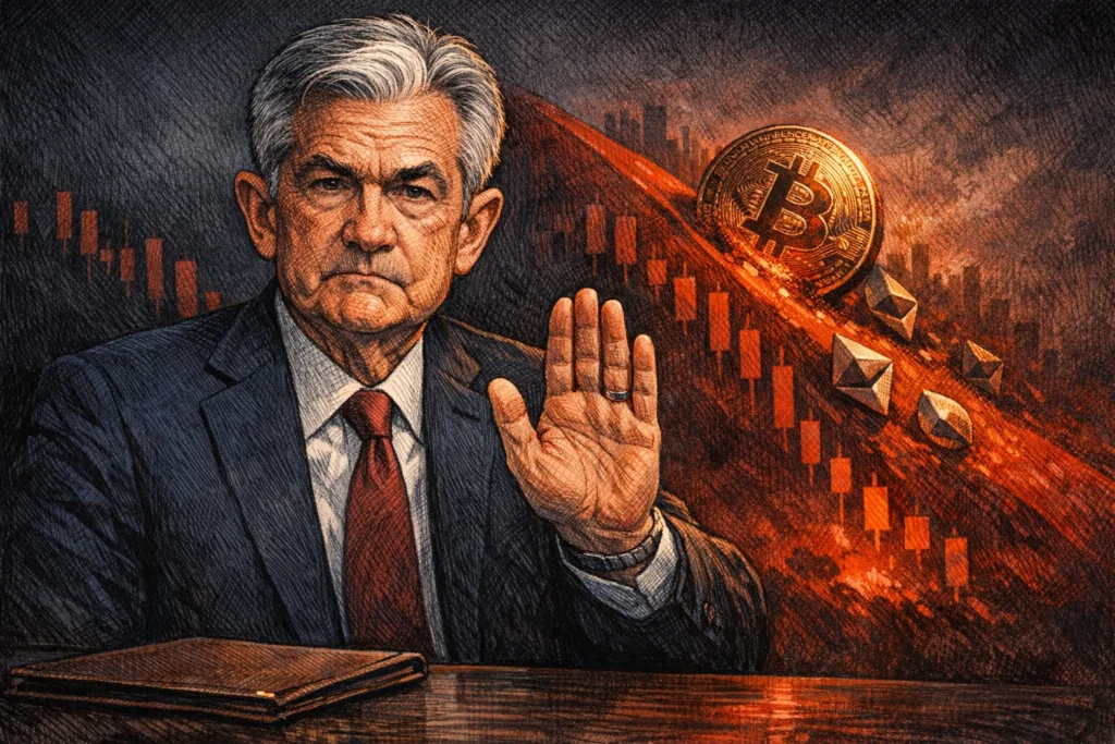 聯準會FOMC鷹派大逃殺「比特幣暴跌 70500美元」，13.5 萬人爆倉 $4.52 億