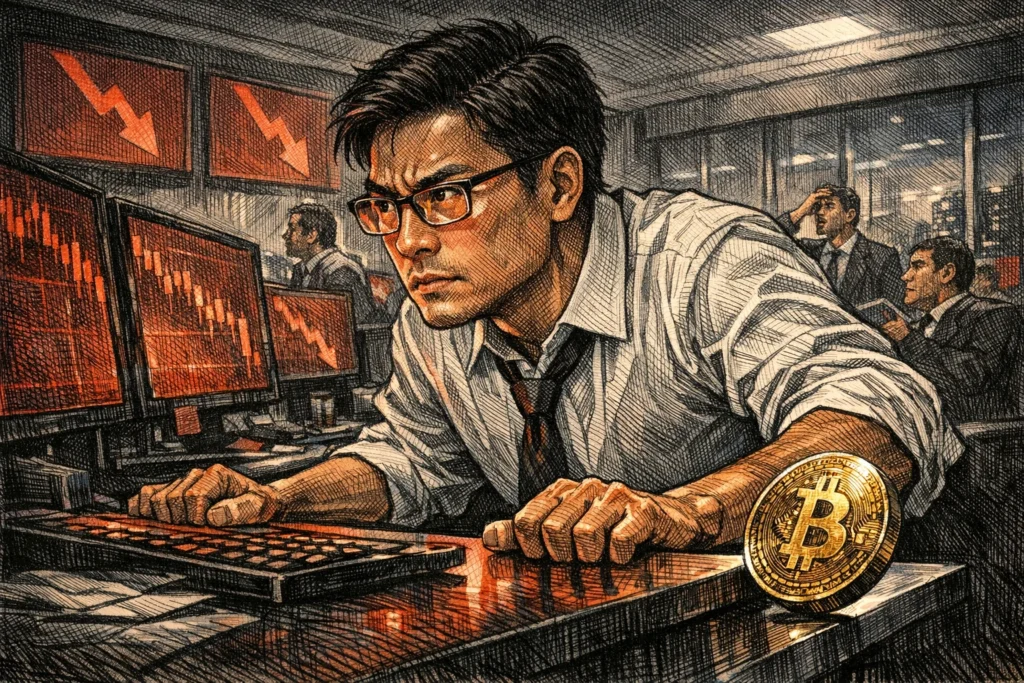 快訊》比特幣日跌 5% 失守 7 萬美元！資金費率保持看空