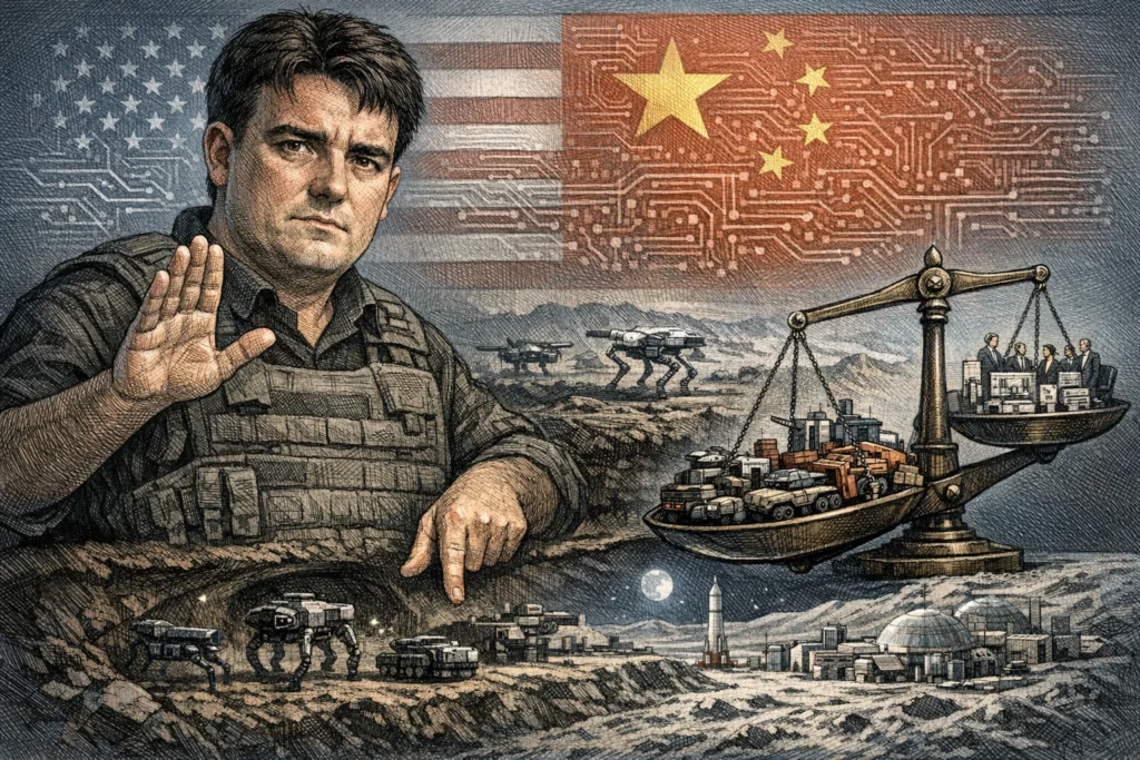 Anduril 創辦人 Palmer Luckey 警告：中國 AI 落地速度遠超美國