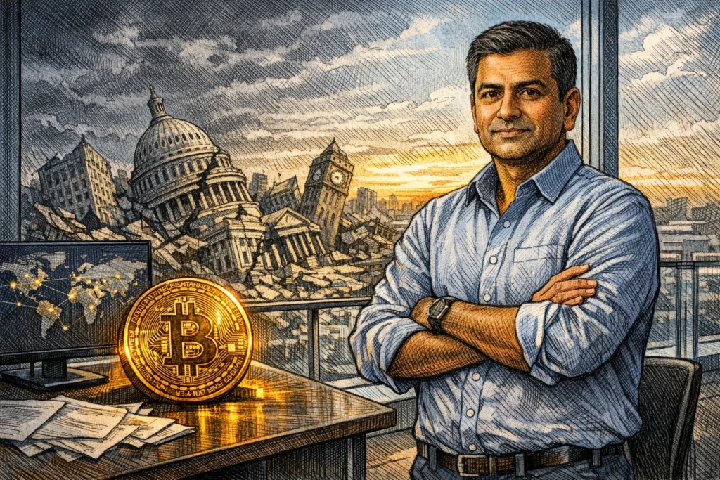 網路國家作者Balaji：美國政治走向崩解，比特幣是你的逃生艙和警報器