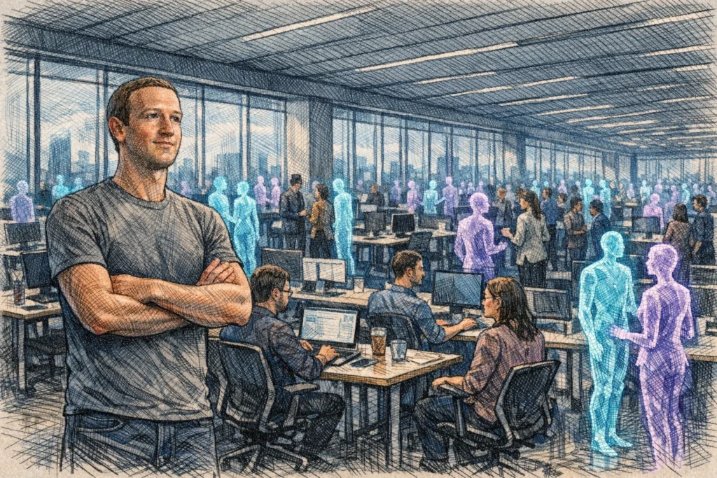 祖克柏打造「CEO 專屬 AI 代理」，Meta 78,000 人公司開始讓 AI 代理彼此「社交」