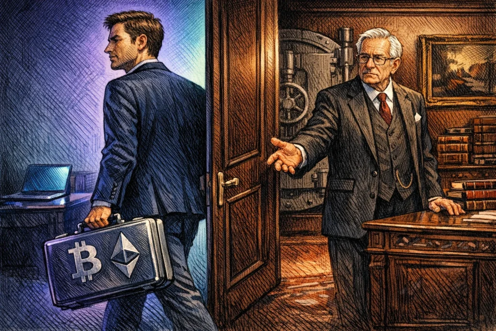 瑞士百年銀行Banque SyzUP 因比特幣分裂,兒子帶人財出走做歐洲最大BTC財庫