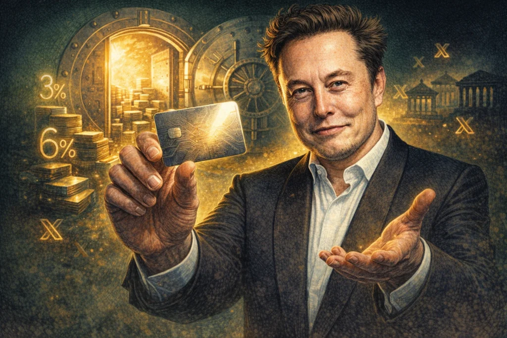 馬斯克 X Money 金屬卡片曝光：3% 無上限回饋、6% 年利率，4 月公測打入美國金融版圖