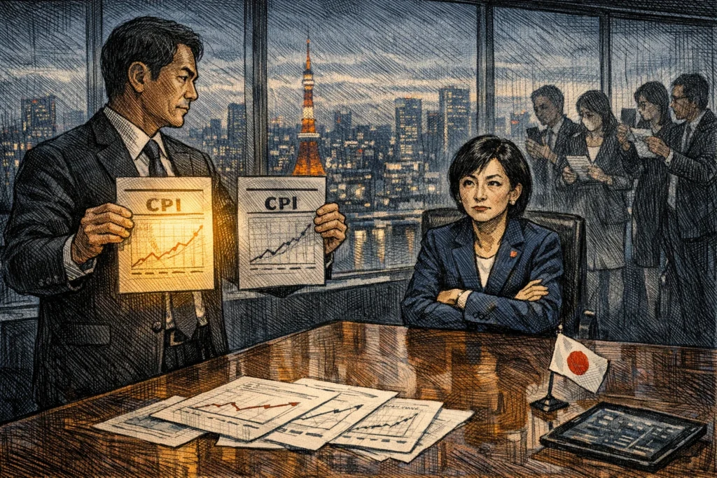 日本央行宣布每月額外發布「核心CPI」，對高市早苗預告升息？