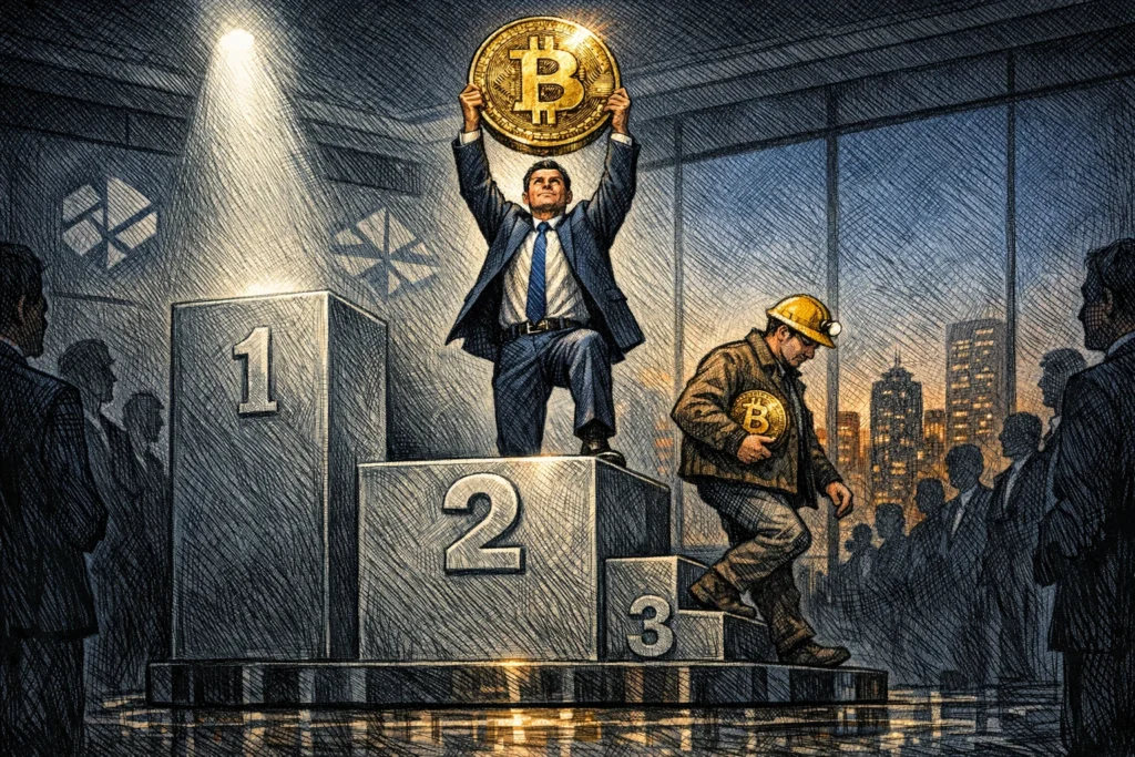 21 Capital 超越礦企 MARA,躍居全球第二大比特幣上市公司財庫