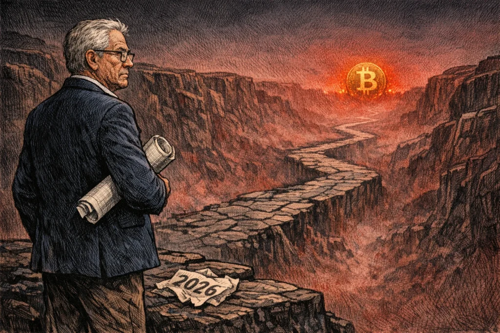 分析師 Peter Brandt：2026 比特幣創新高無望，底部要等到 2027 年 Q2