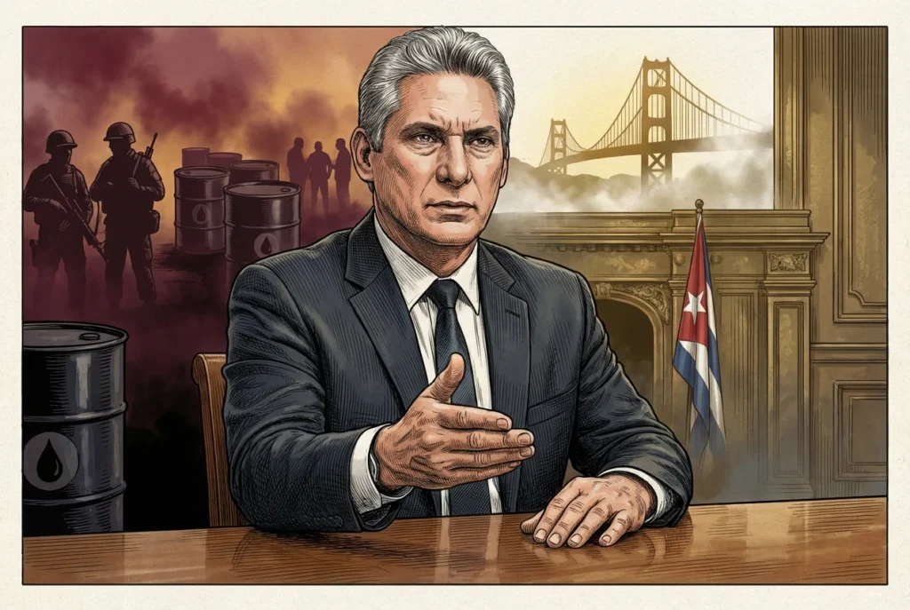 撐不住了》古巴總統證實與美國會談，石油遭封鎖3個月、民眾暴動攻黨委辦公室