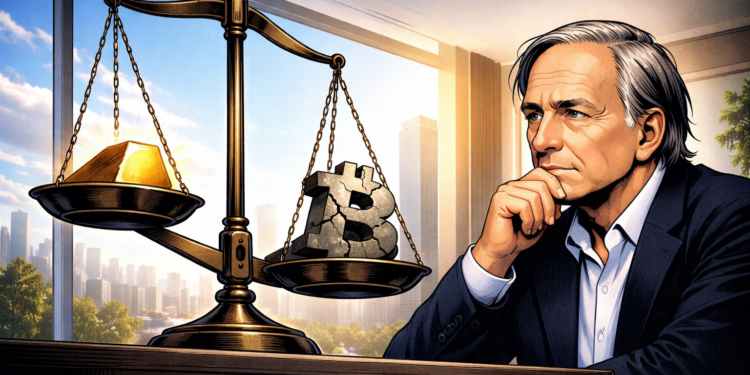 橋水達里歐：世界只有一種黃金，全球央行不會選比特幣非避險資產